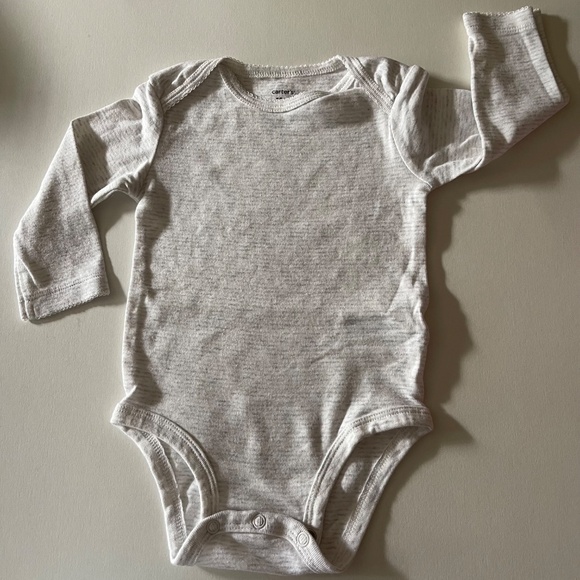 Carter’s, Cat & Jack baby girl lot of three onesies size 12 months - Picture 6 of 12